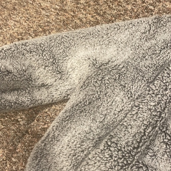 PINK hooded sherpa cardigan - Picture 4 of 4